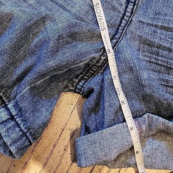 XS DKNY denim short jumpsuit - Picture 9 of 9